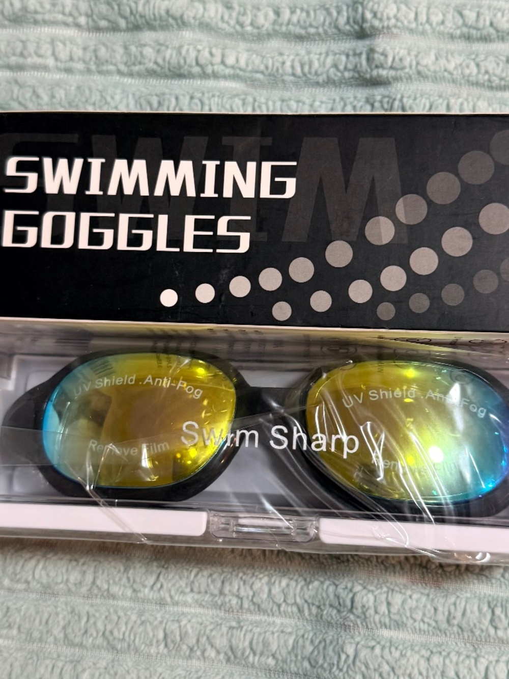 Swimming Goggles Mirrored UV Protection Anti-Fog Adjustable New